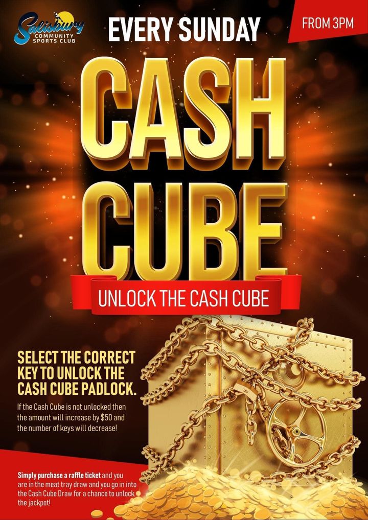Featured image for “Sundays Cash Cube $300 18 keys to choose from”