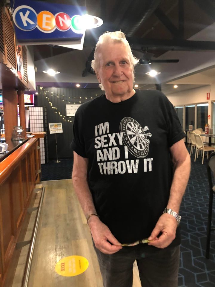 Featured image for “He”s sexy and he knows it!  Wednesday night darts competition $5 entry !”