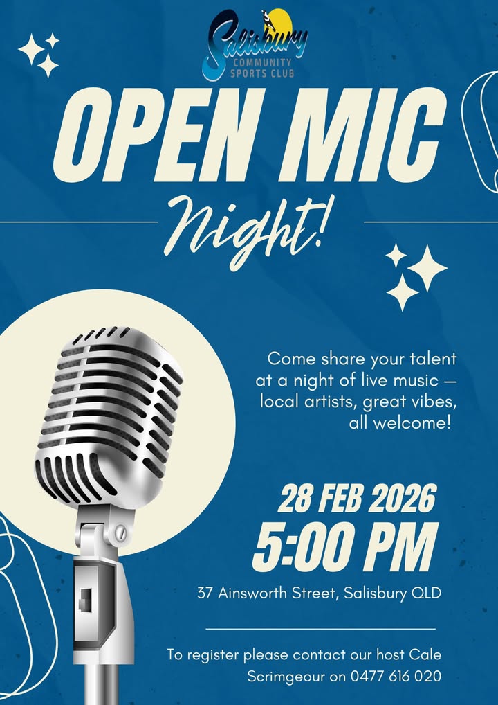 Featured image for “Open Mic Night at the Salisbury Bowls Club!”