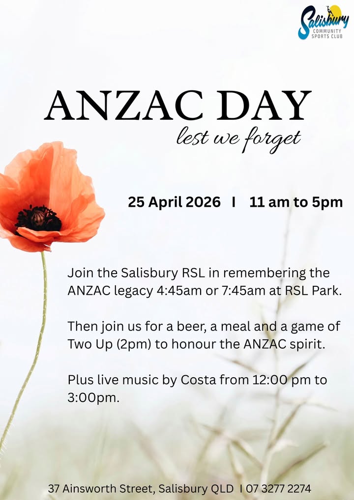 Featured image for “Two-Up, Live Music and More This ANZAC Day at Salisbury Sports”